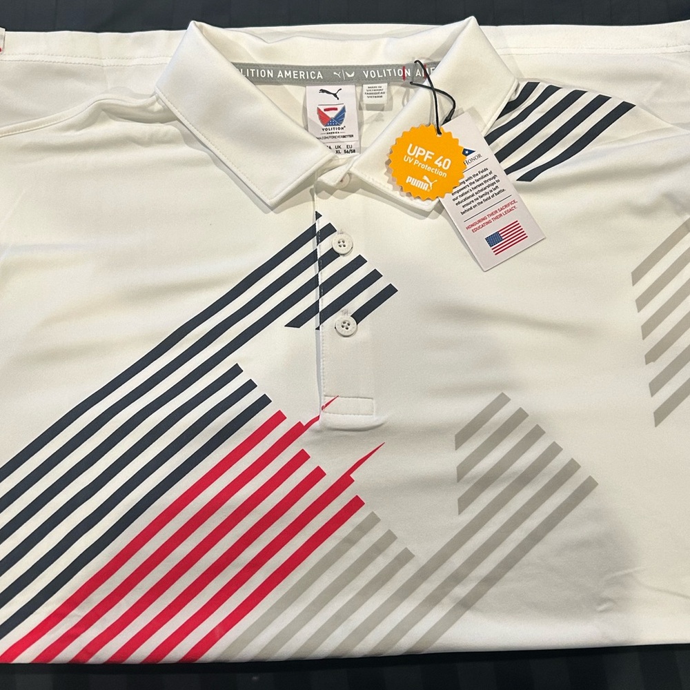 Puma golf shirt size large NWT